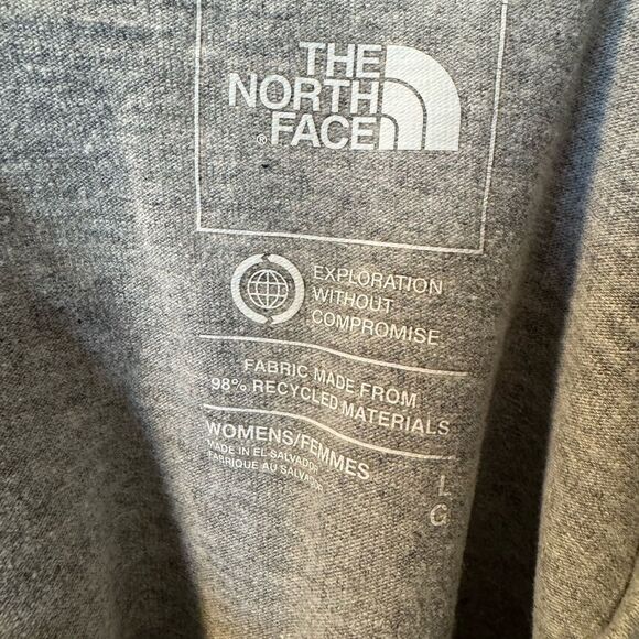 The North Face Gray Short Sleeve Tee with Iconic Logo - Picture 6 of 6